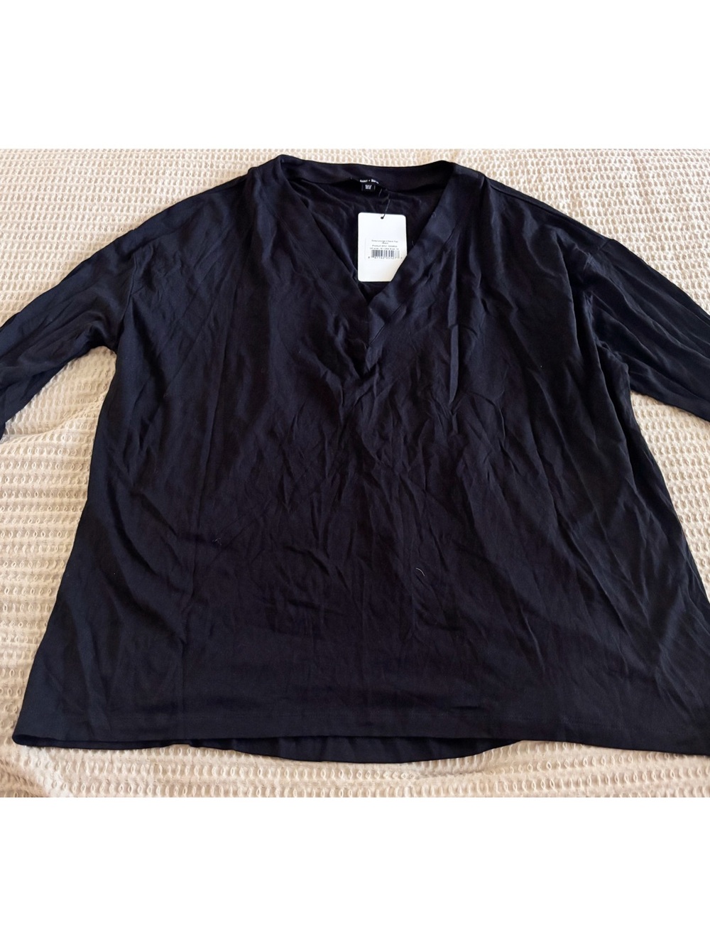 NWT Saint + Sofia Cosy V-neck Lounge Top